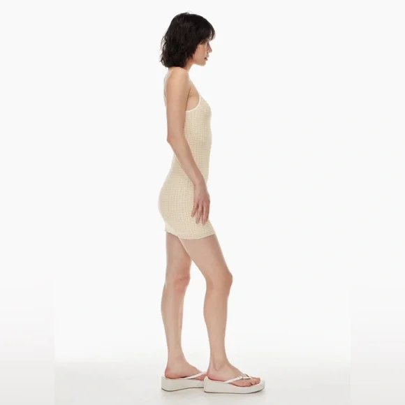 Aritzia Wilfred Jazz Seersucker Tank Mini Dress - Picture 2 of 12